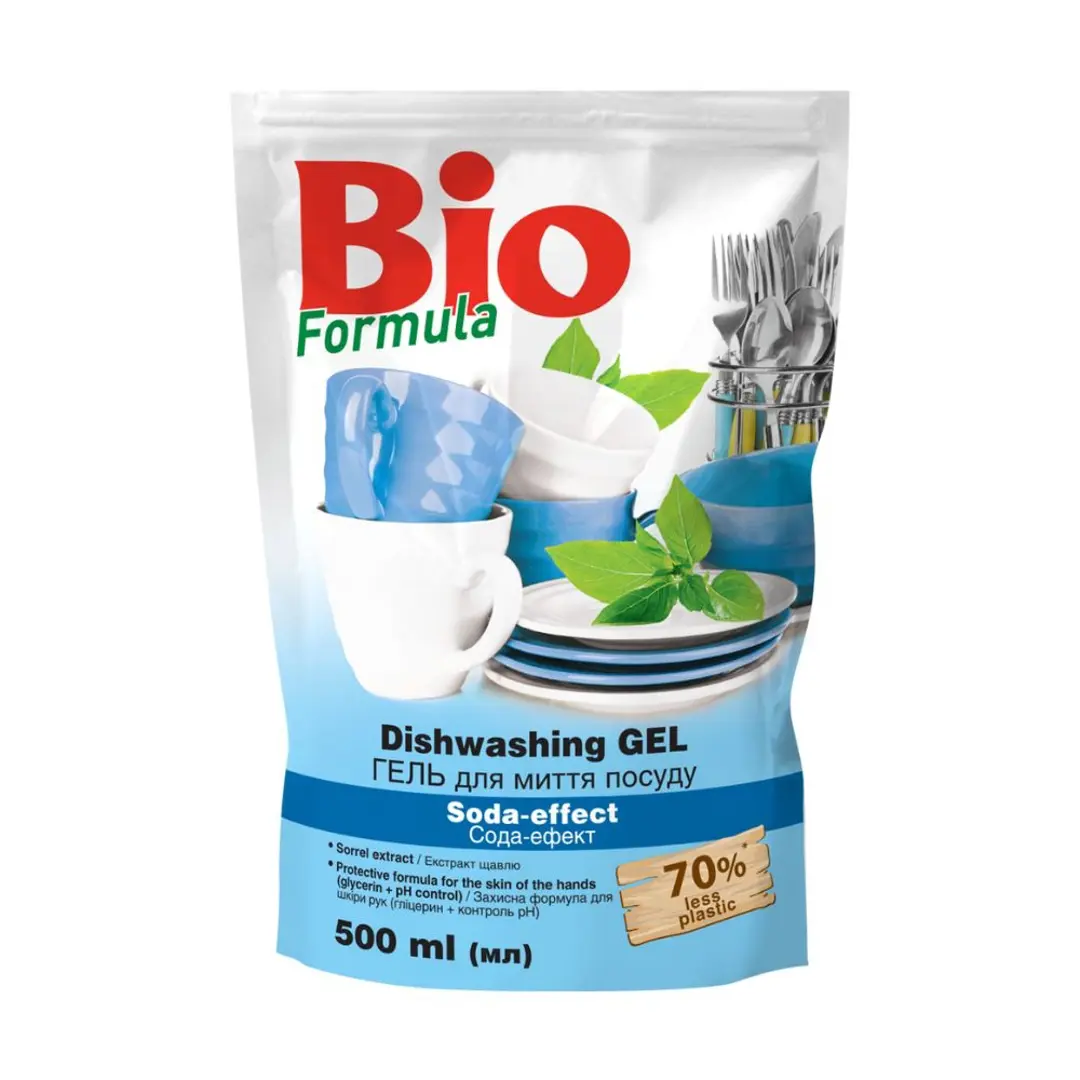 Nước rửa bát Bio Formula - Soda (Túi 500ml)