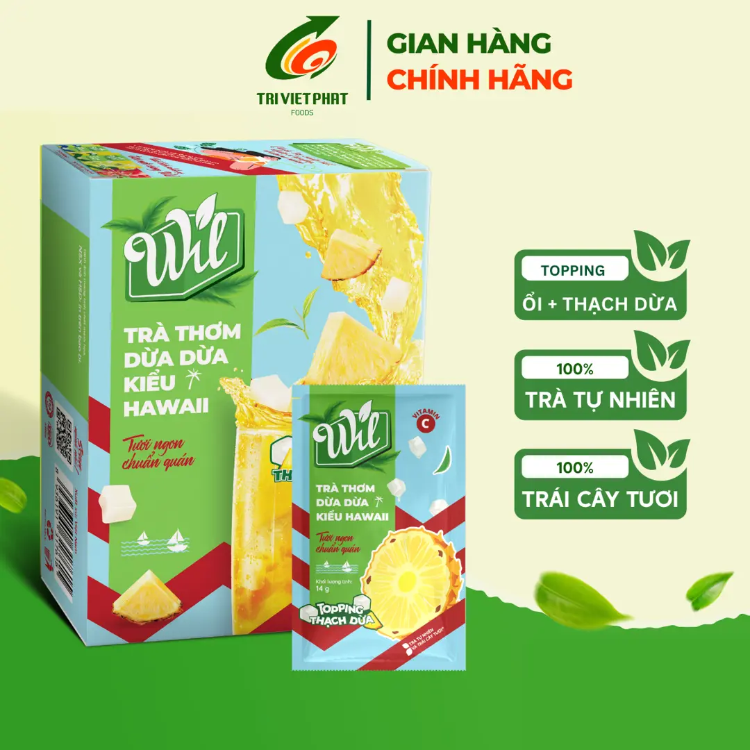 Trà thơm dừa dừa kiểu Hawaii 220g