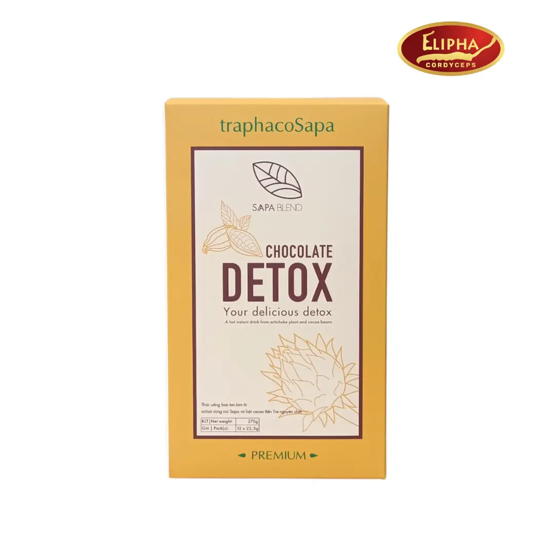 Chocolate Detox hỗ trợ thải độc, thanh nhiệt cơ thể 12gói