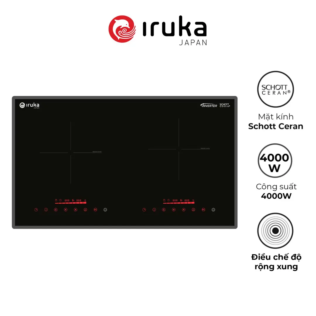 Bếp điện từ đôi Iruka I-36