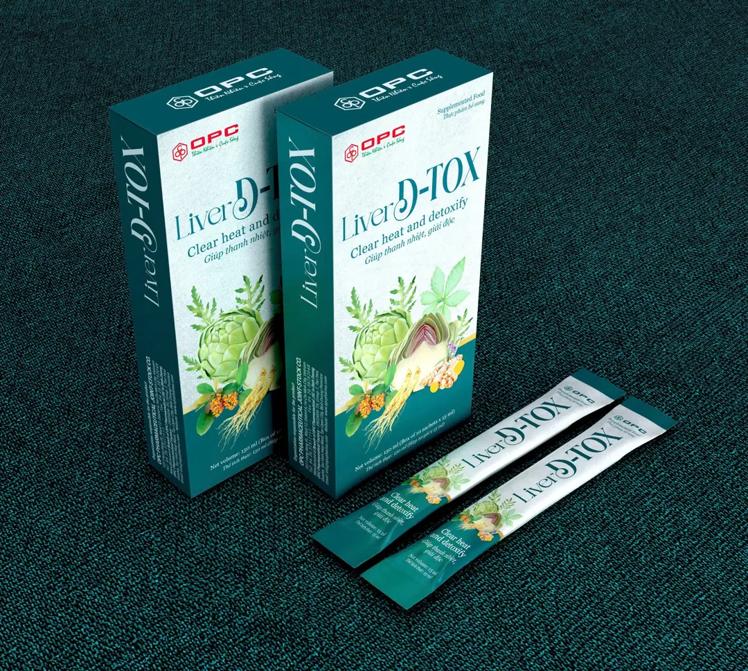 Liver D Tox – Giúp thanh nhiệt, giải độc cơ thể (Hộp 10 gói x 15ml)