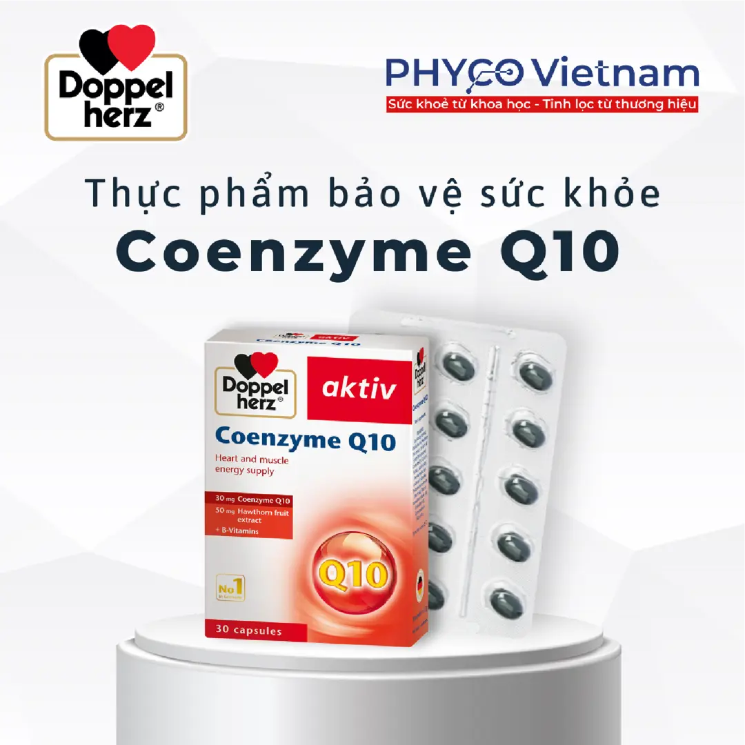 TPBVSK Coenzyme Q10 hỗ trợ sức khỏe tim mạch