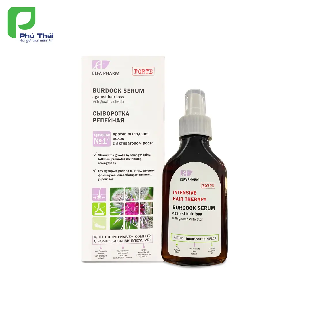 Serum ngăn ngừa rụng tóc và hỗ trợ mọc tóc – Elfa Pharm (Chai 100ml)