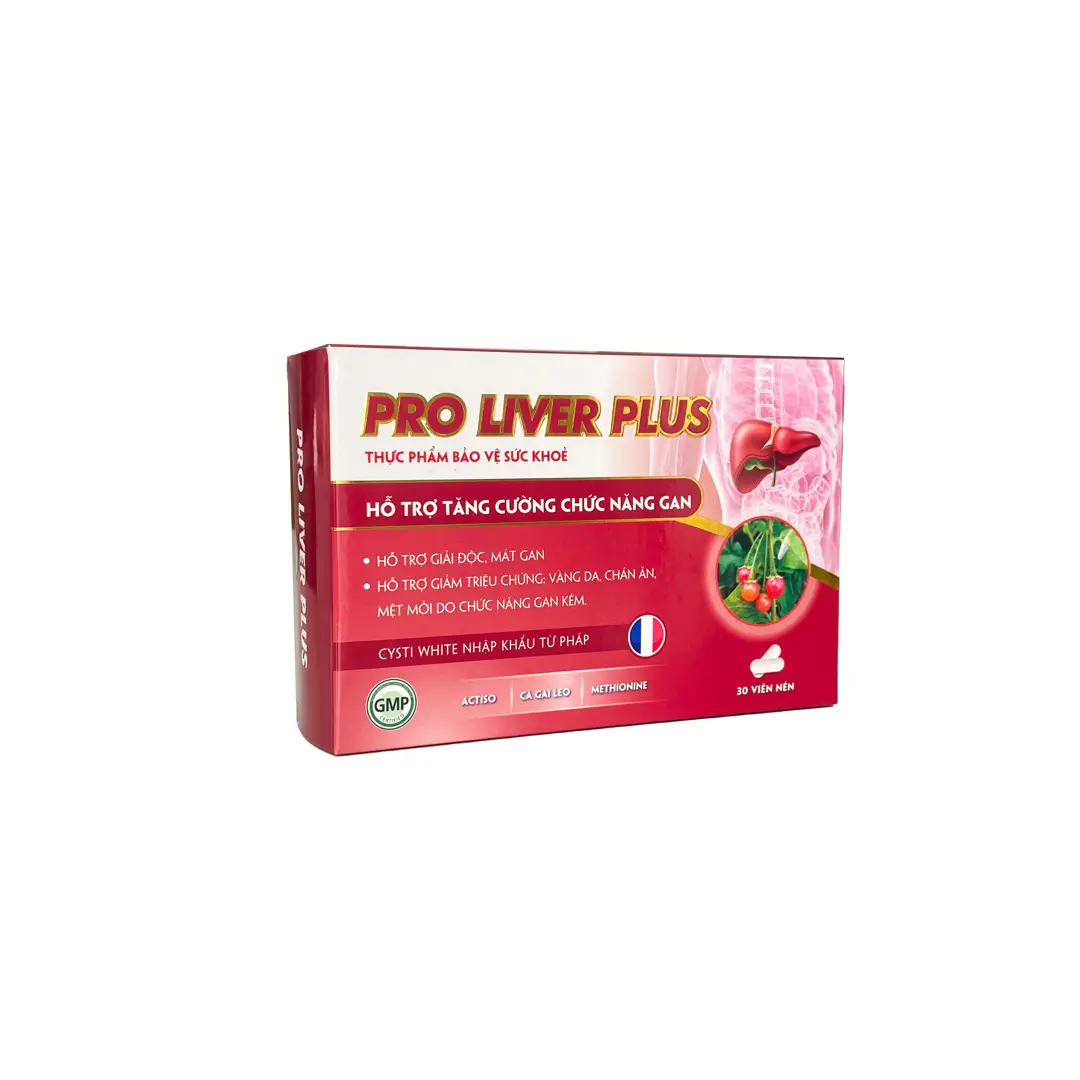 TPBVSK PRO LIVER Plus H/30v (Hỗ trợ giải độc, mát gan, giảm mệt mỏi)