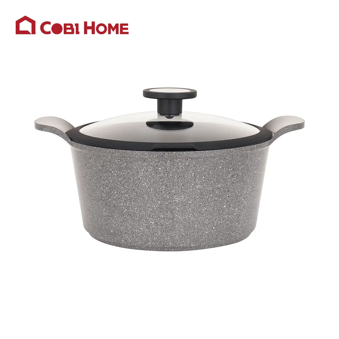Nồi nhôm cao Pote 24cm, đáy từ, có nắp_365136