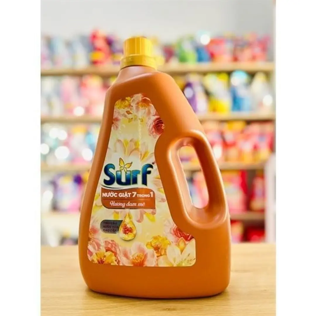 Nước giặt Surf 7 trong 1 hương Đam mê can 3.6kg