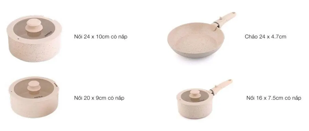 Bộ nồi 4 món Hafele HS-CW4RC