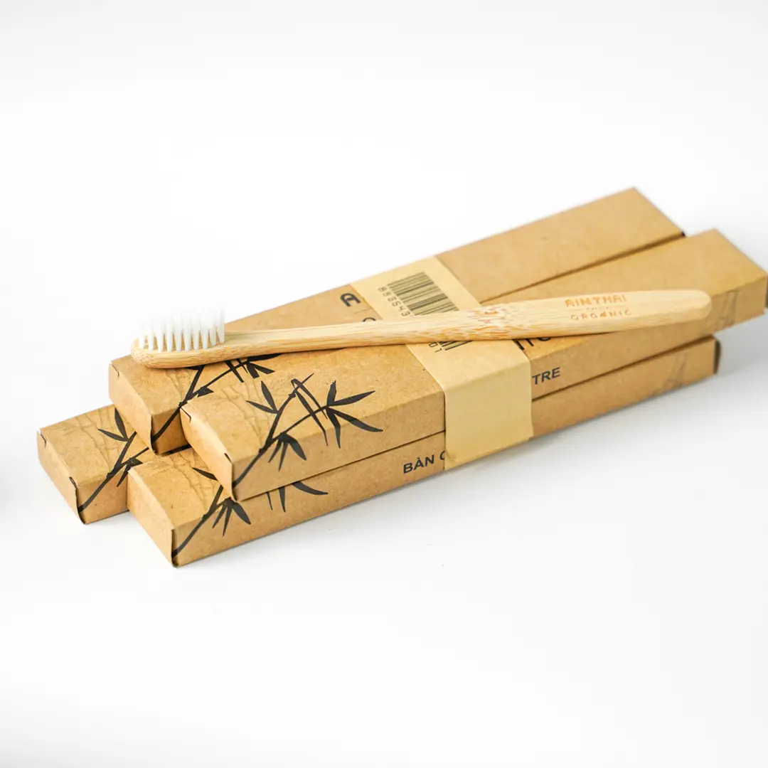 Combo 04 bàn chải tre Aimthai