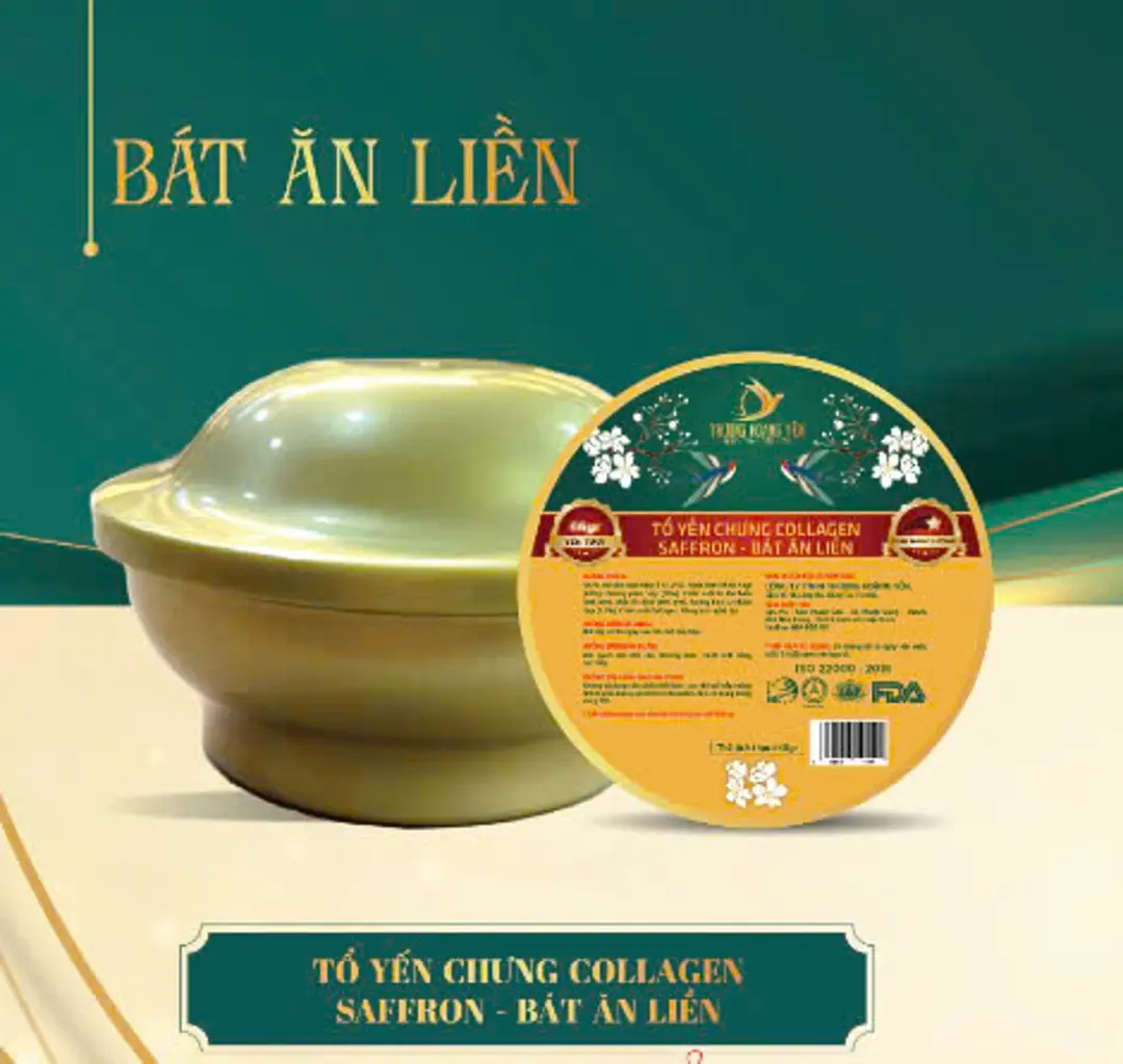 Tổ yến chưng ĂN LIỀN vị Đặc biệt THƯỢNG HOÀNG YẾN 140gr