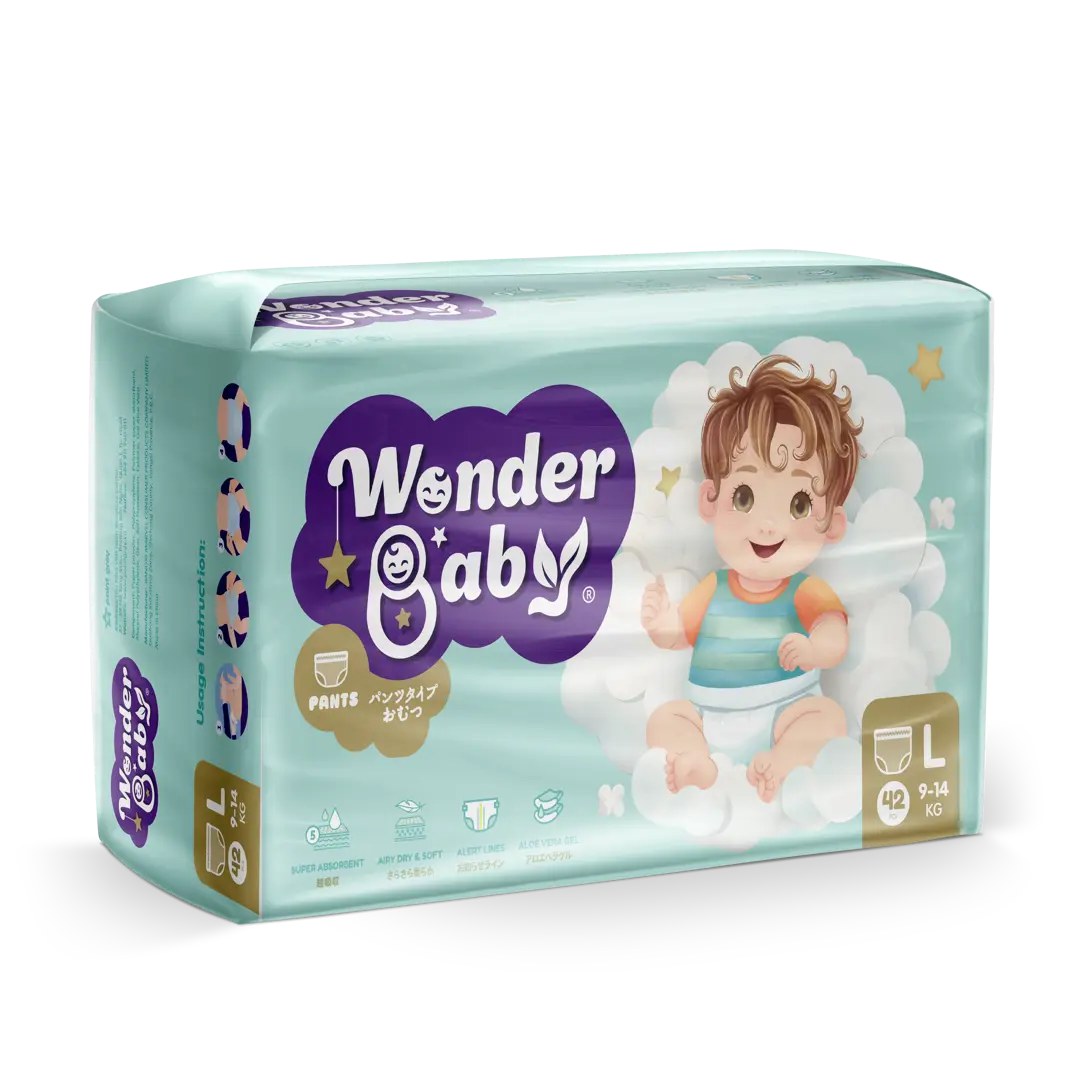 Tã quần Wonder Baby - Size L (42 miếng)