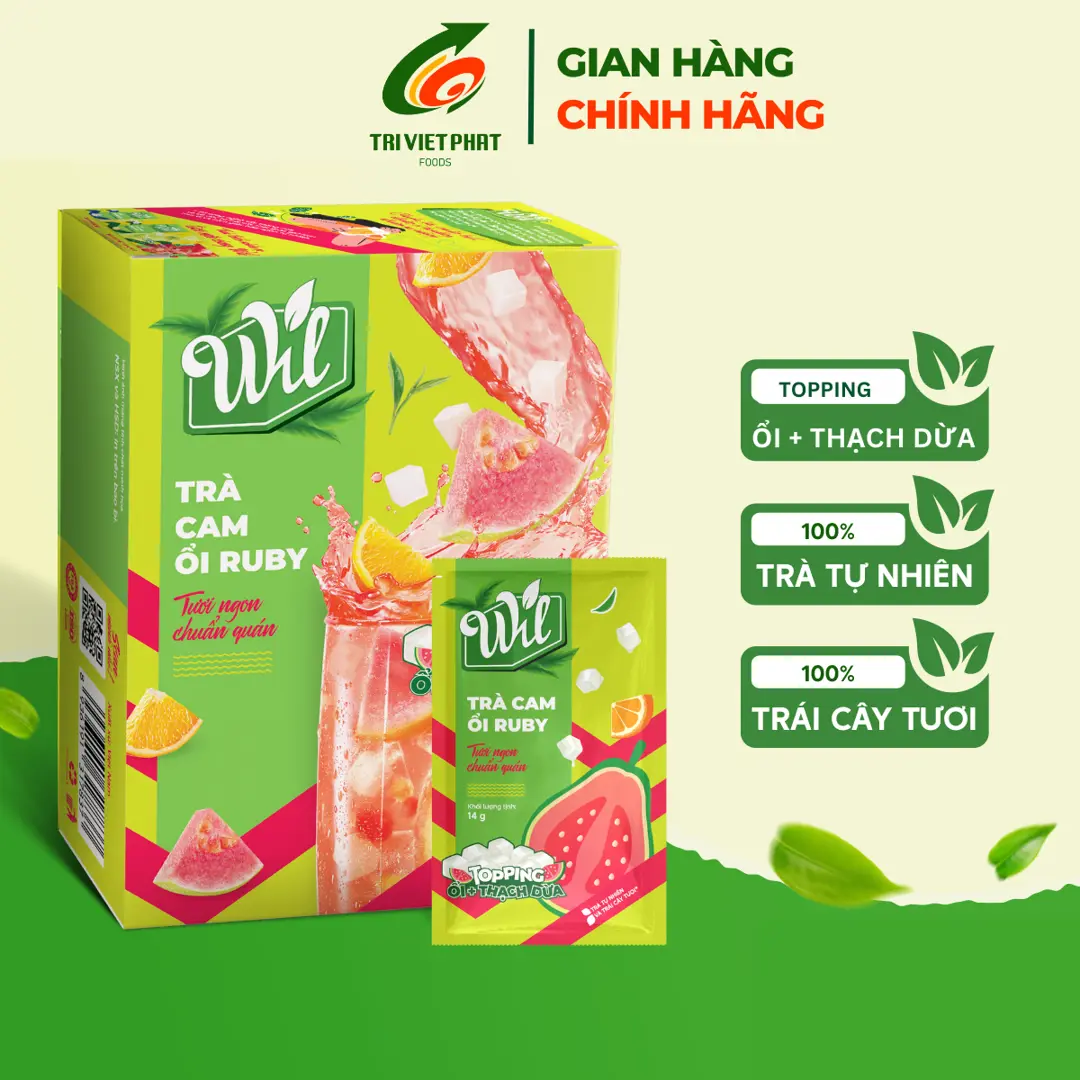 Trà cam ổi ruby 220g