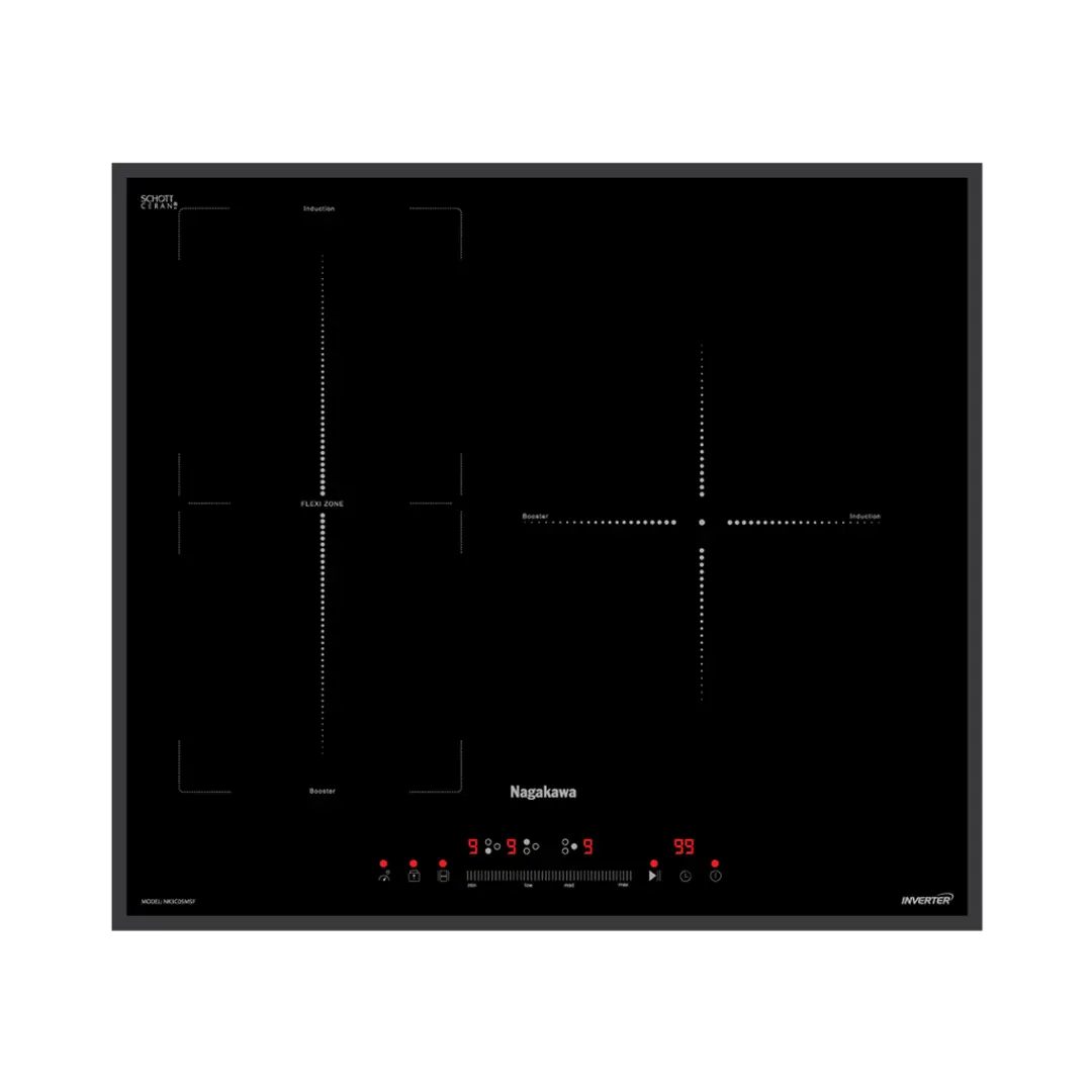 Bếp điện từ thông minh Nagakawa NK3C05MSF - 3 Vùng Nấu