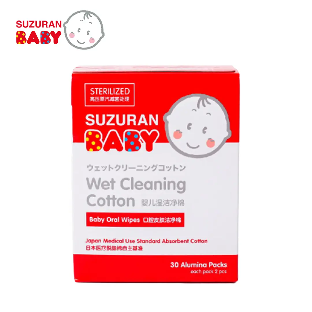 Khăn rơ miệng tiệt trùng Suzuran Japan