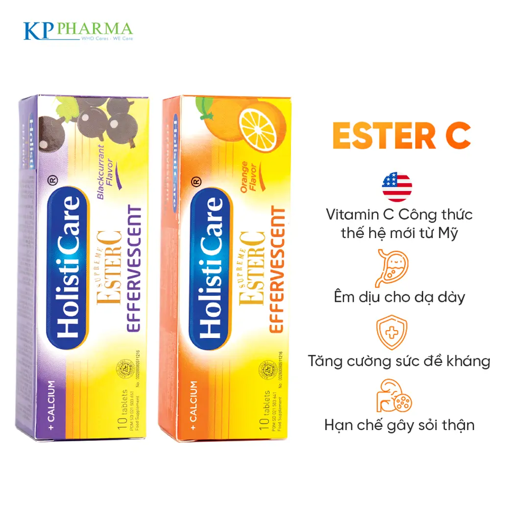 Thực phẩm bảo vệ sức khỏe Ester C
