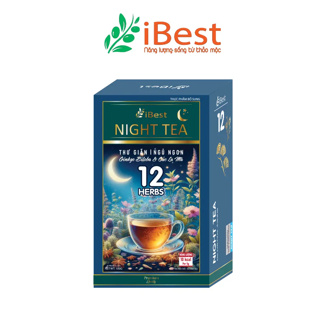 Trà Ngủ Ngon iBest Night Tea hoà tan (20 gói)