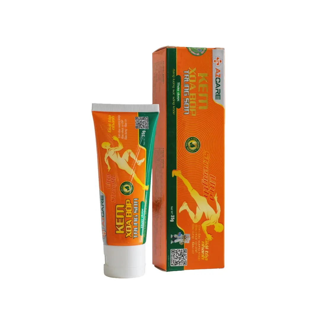 Kem xoa bóp Trung Sơn tuýp 35g (Hỗ trợ giảm đau, đau cơ, đau khớp, đau lưng)