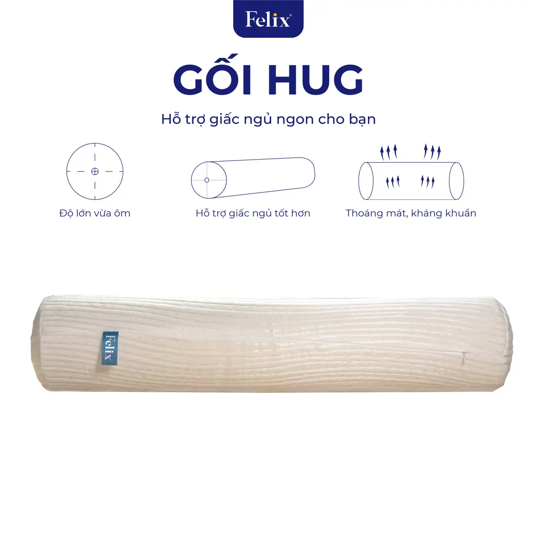 Gối cao su FELIX - Gối Hug