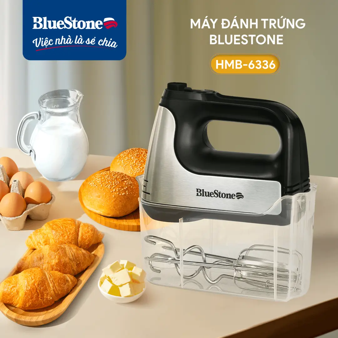 Máy Đánh Trứng Cầm Tay BlueStone HMB-6336 400W