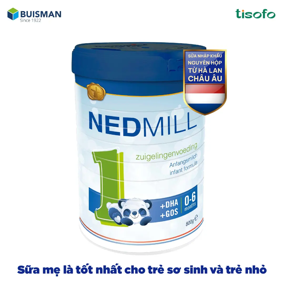 Sữa công thức Nedmill Stage 1 – Bổ sung dinh dưỡng cho Trẻ từ 0-6 tháng tuổi