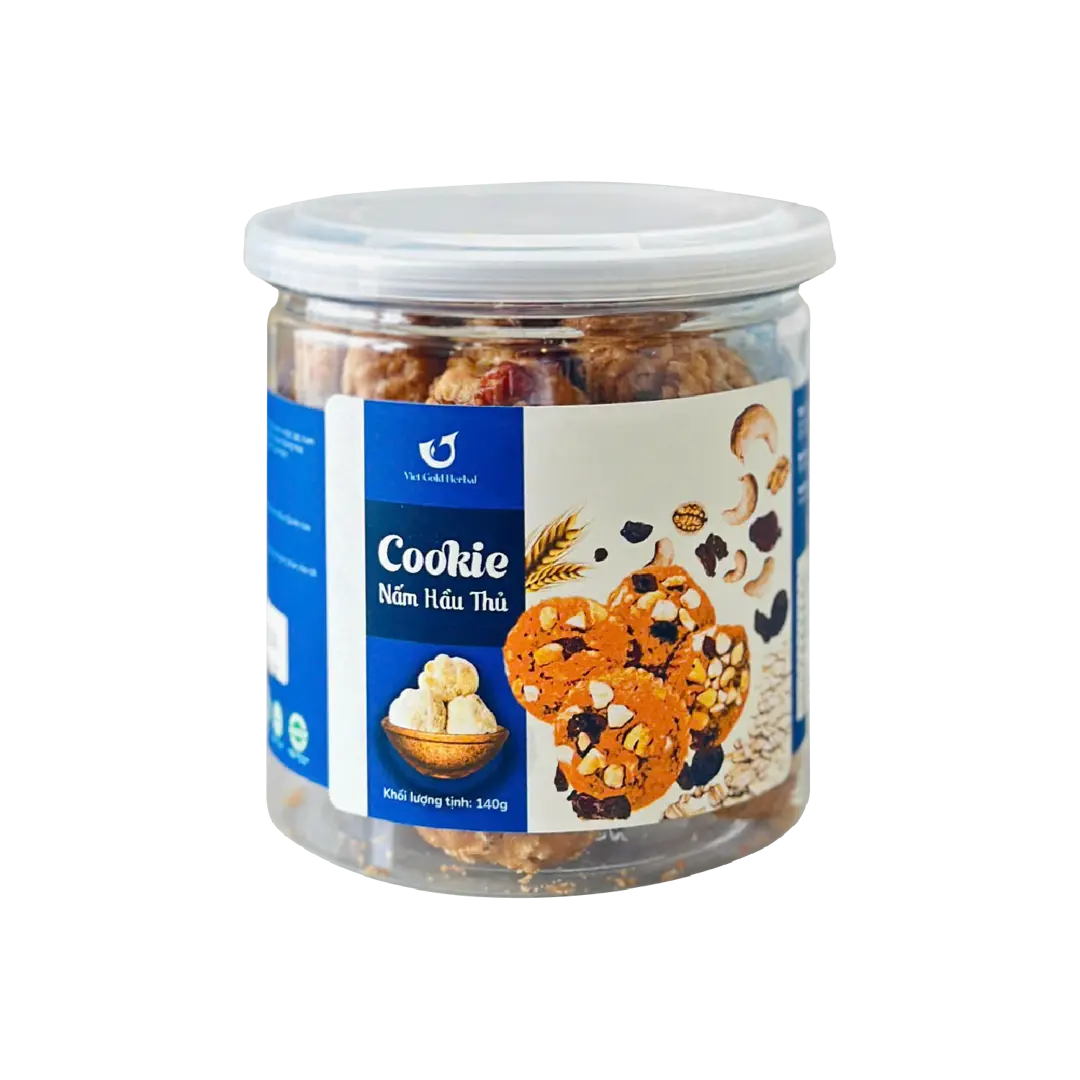 Bánh cookie nấm hầu thủ 140gr