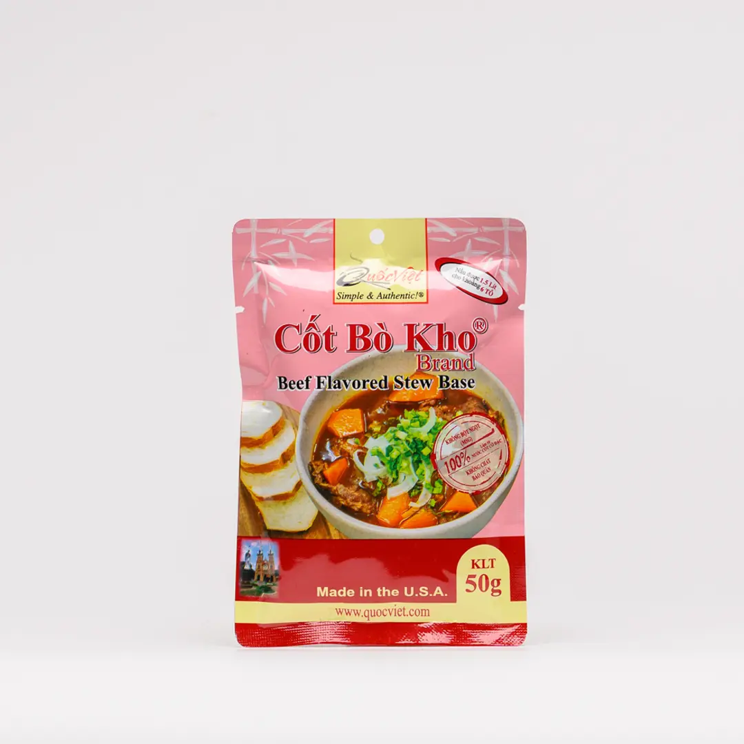 Cốt gia vị Bò Kho (Hộp 16 gói) - Vietnam Beef Flovored Stew Base