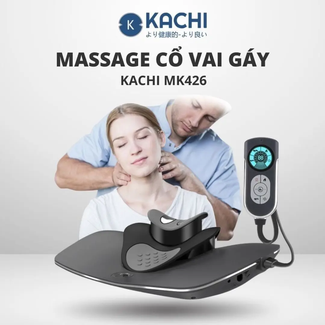 Máy Massage Cổ Vai Gáy Kachi MK426 - Giải Pháp Giảm Đau Mỏi, Phục Hồi Cột Sống Cổ Tại Nhà
