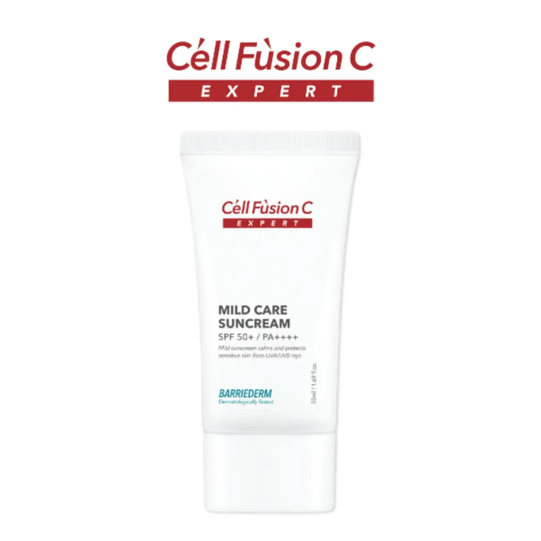 Kem chống nắng làm dịu da, tăng cường hàng rào bảo vệ da 50ml - Cell Fusion C Expert Mild Care Suncream SPF 50+/ PA++++ 