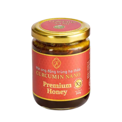 Mật ong đông trùng hạ thảo Curcumin Nano (Hũ 240g)
