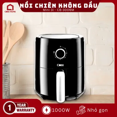 Nồi chiên không dầu mini 3L COBI – Thiết kế nhỏ gọn, dễ dùng, tiện lợi nhà bếp_355040