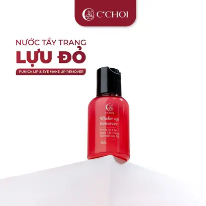 Nước tẩy trang mắt môi lựu đỏ - punica lip & eye make up remover