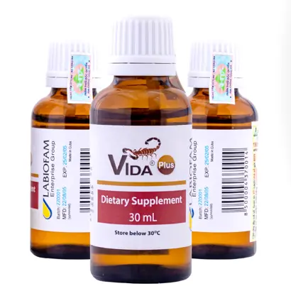 VIDA PLUS - Chiết xuất từ Nọc bọ cạp xanh Cuba (chai 30ml)