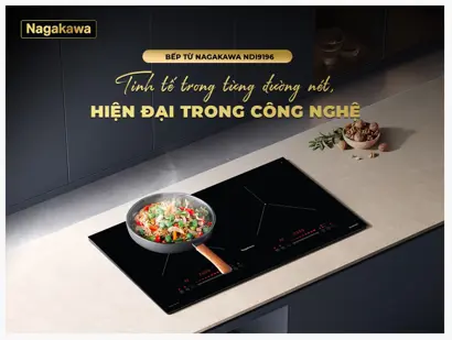 Bếp điện từ đôi Nagakawa NDI9196