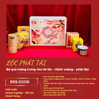 Hộp Quà Tết 2026 - LỘC PHÁT TÀI (kèm túi)
