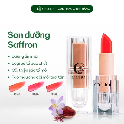 Son Dưỡng Saffron C’Choi Có Màu