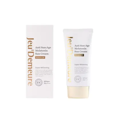 Kem chống nắng Melatonin Jeu’Demeure – Chống lão hoá, nâng tone da (tuýp 50ml)