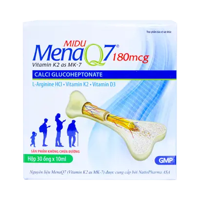 Thực phẩm bảo vệ sức khỏe: Midu MenaQ7 180mcg