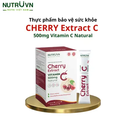 Cherry Extract bổ sung vitamin C tăng cường miễn dịch (30 gói)