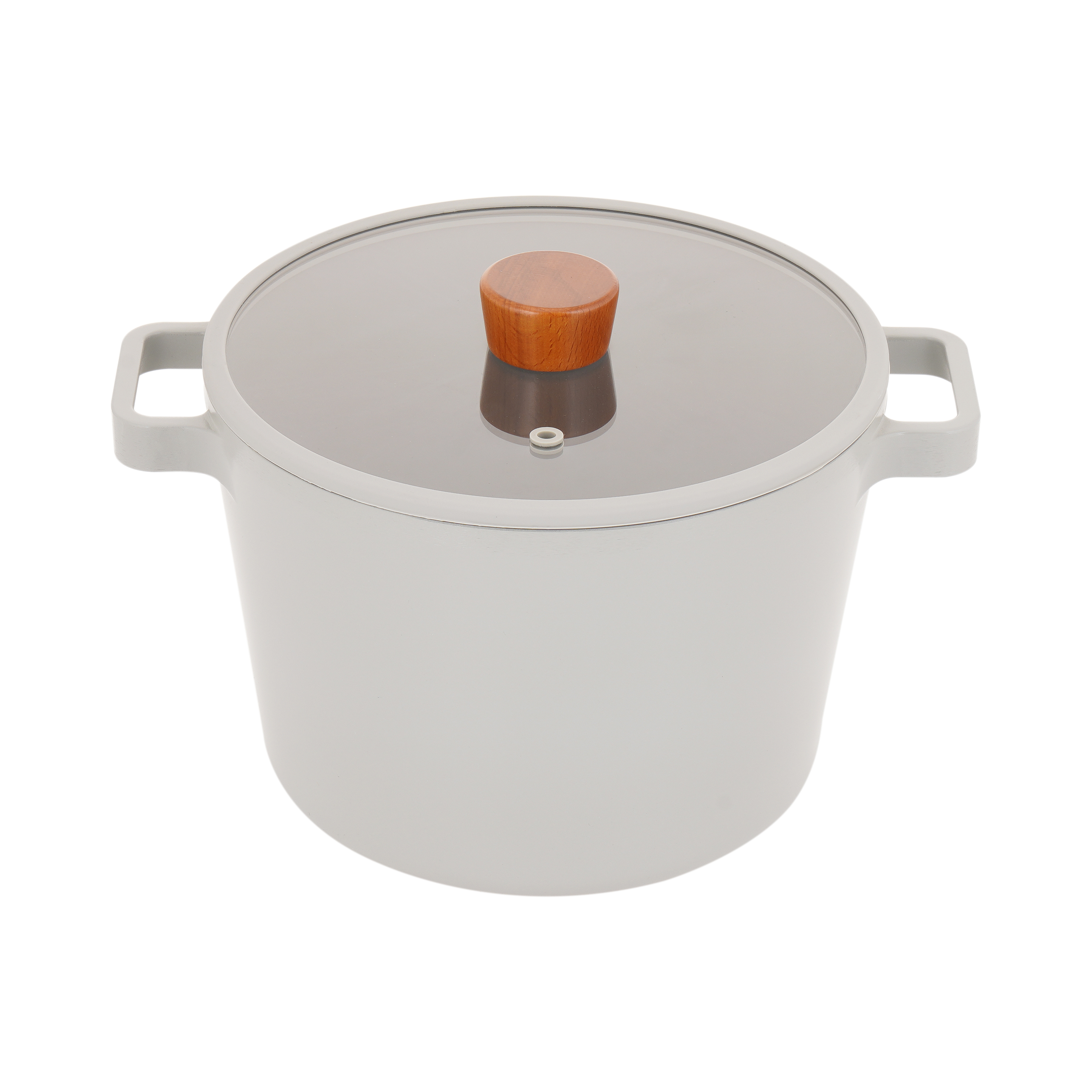 Nồi Hàn Quốc sâu lòng FIKA Reserve 22cm, đáy từ toàn bộ, nắp kính, màu xanh xám_365133