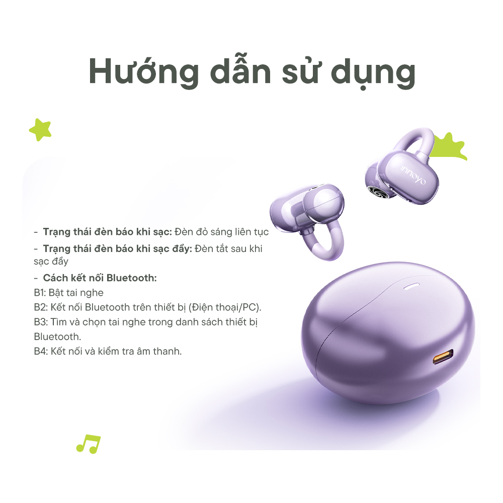 Tai nghe Bluetooth Clipstyle InnoBuds Clip - 5