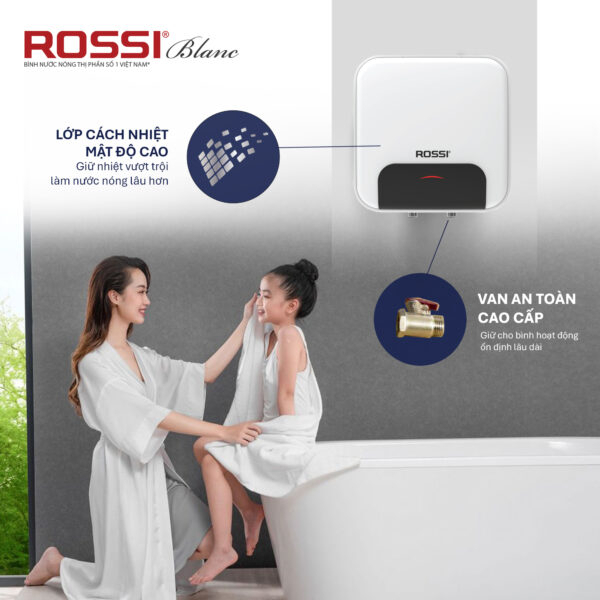 Bình nước nóng ROSSI BLANC RBC 15LSQ
