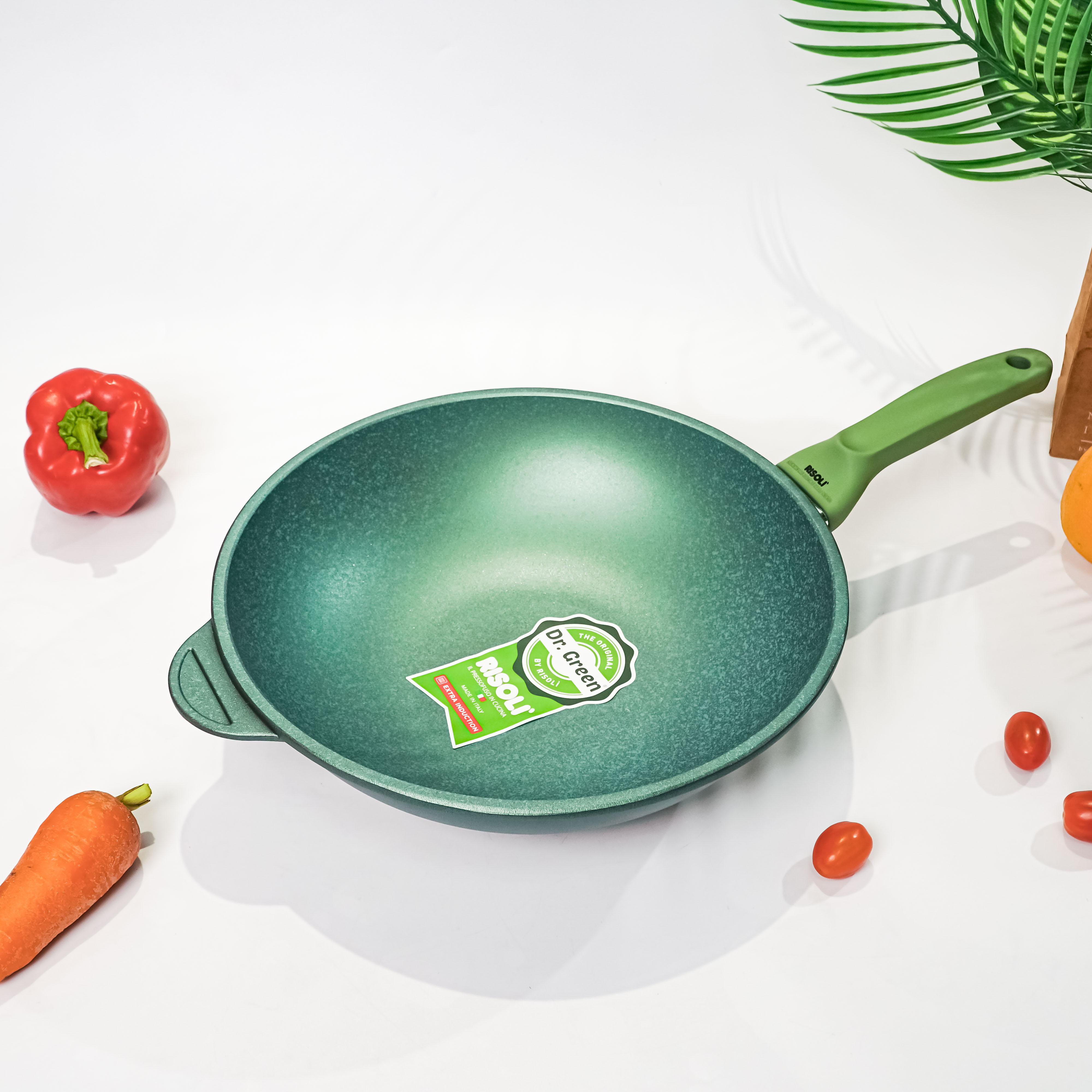 CHẢO RISOLI ĐÁY TỪ CÓ NẮP DR.GREEN® -Model: CHAORisoli-00081DRIN/32
