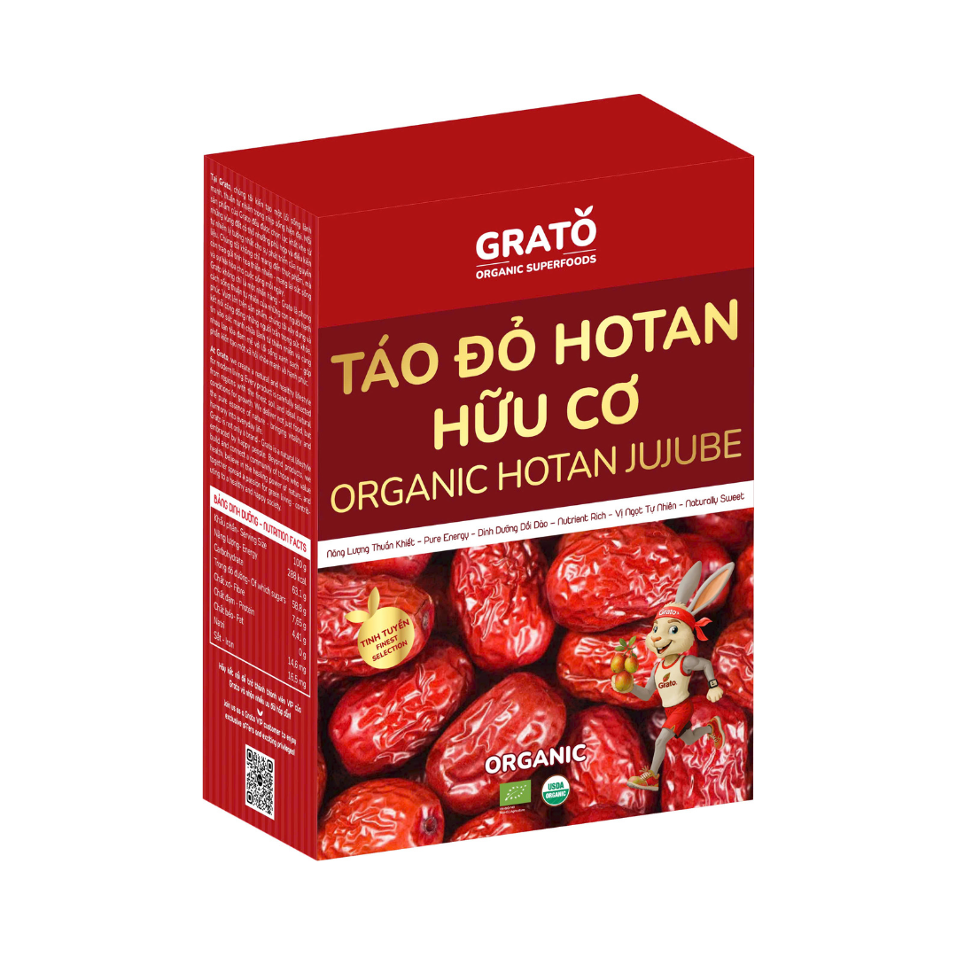 Táo Đỏ Hotan Hữu Cơ Grato 400g - Phân phối chính hãng