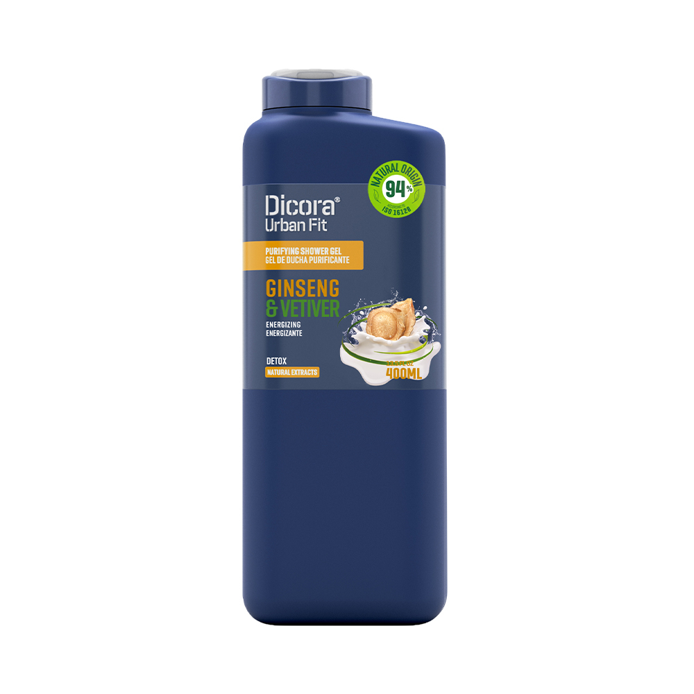 Sữa tắm Dicora Urban Fit Energy - Cỏ hương bài & nhân sâm (400ml)