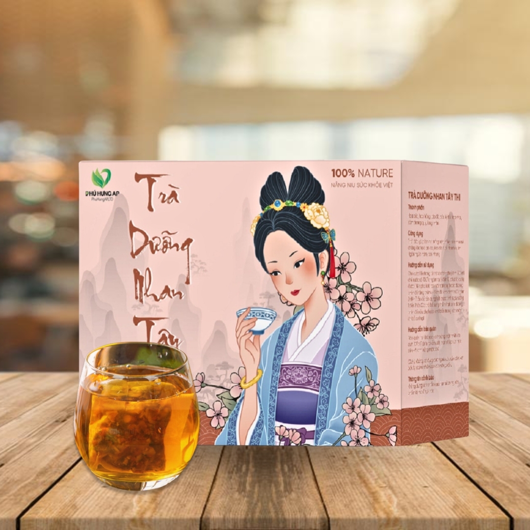 Trà Dưỡng Nhan Tây Thi AP Phú Hưng giúp sáng da mờ thâm cải thiện nếp nhăn - Phân phối chính hãng