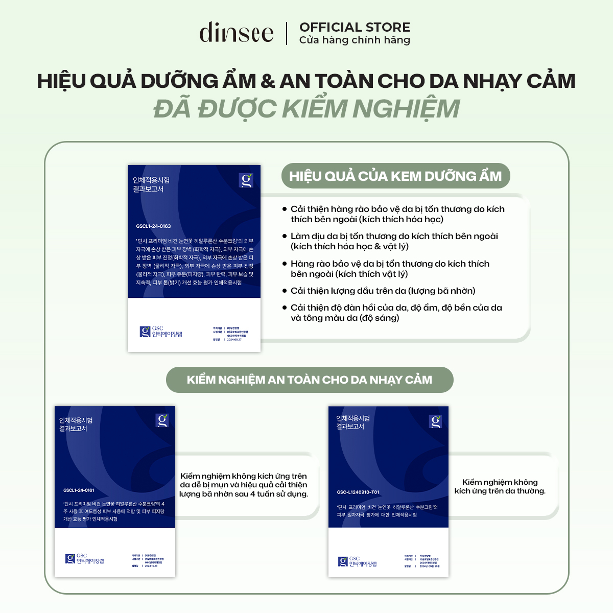 Kem Dưỡng Ẩm Thuần Chay Thiên Sơn Tuyết Liên - Dinsee Premium Vegan Snow Lotus Moisture Cream (50ml) - 4