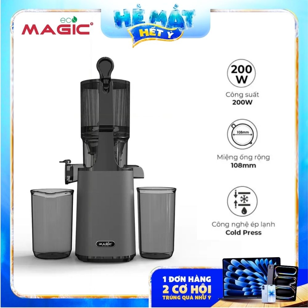 Máy ép chậm miệng rộng Magic Eco AC-135 - Phân phối chính hãng