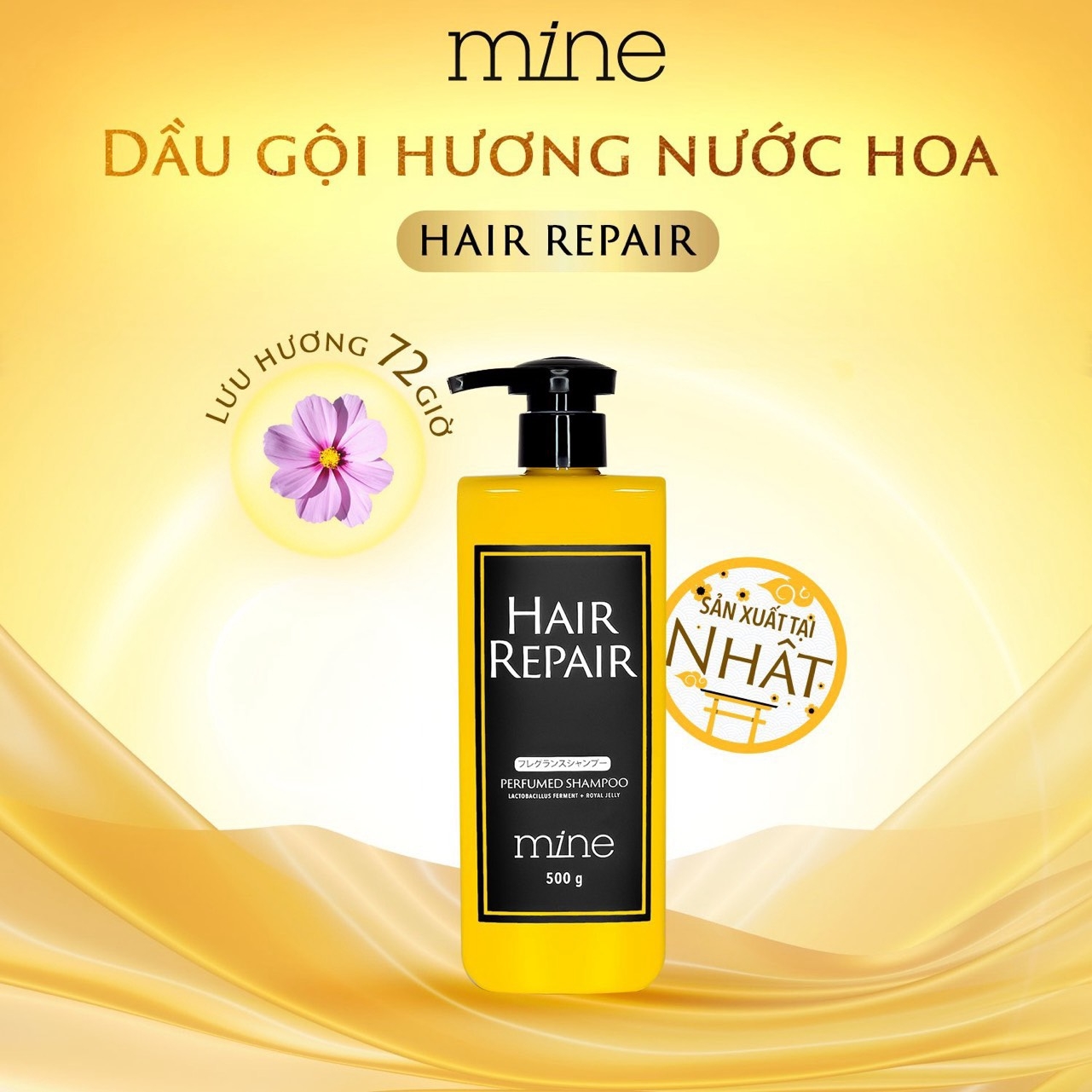 Dầu gội Mine Hair Repair Perfumed Shampoo 500g-duoc-ban-tai-PL Home & Health Store