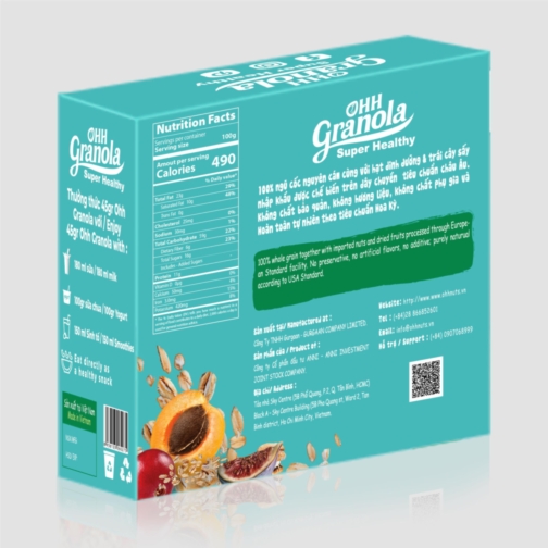 Ngũ Cốc OHH Granola - Dòng Super Healthy mix hạt trái cây
