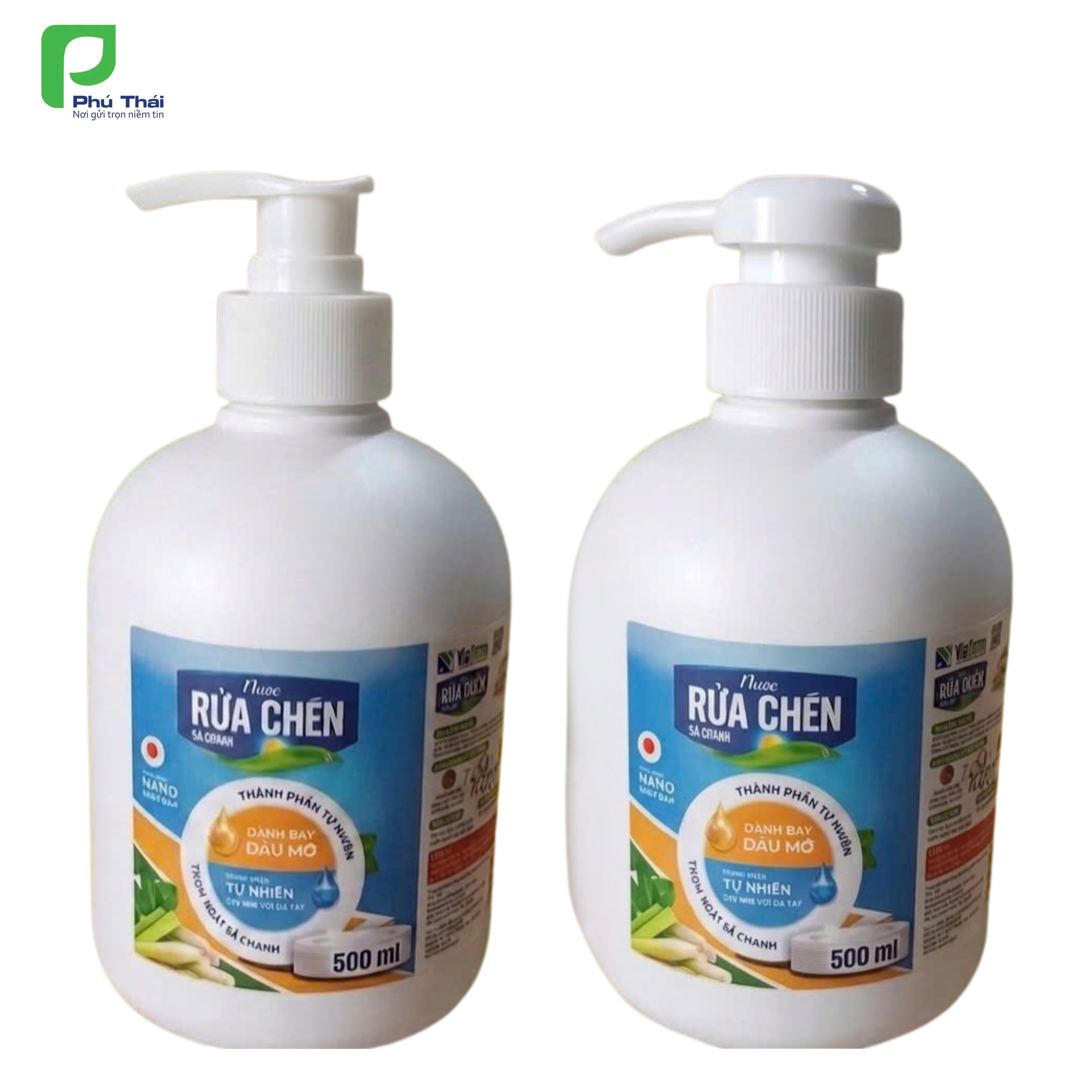 Nước rửa chén sả chanh VIEFARM 500ml