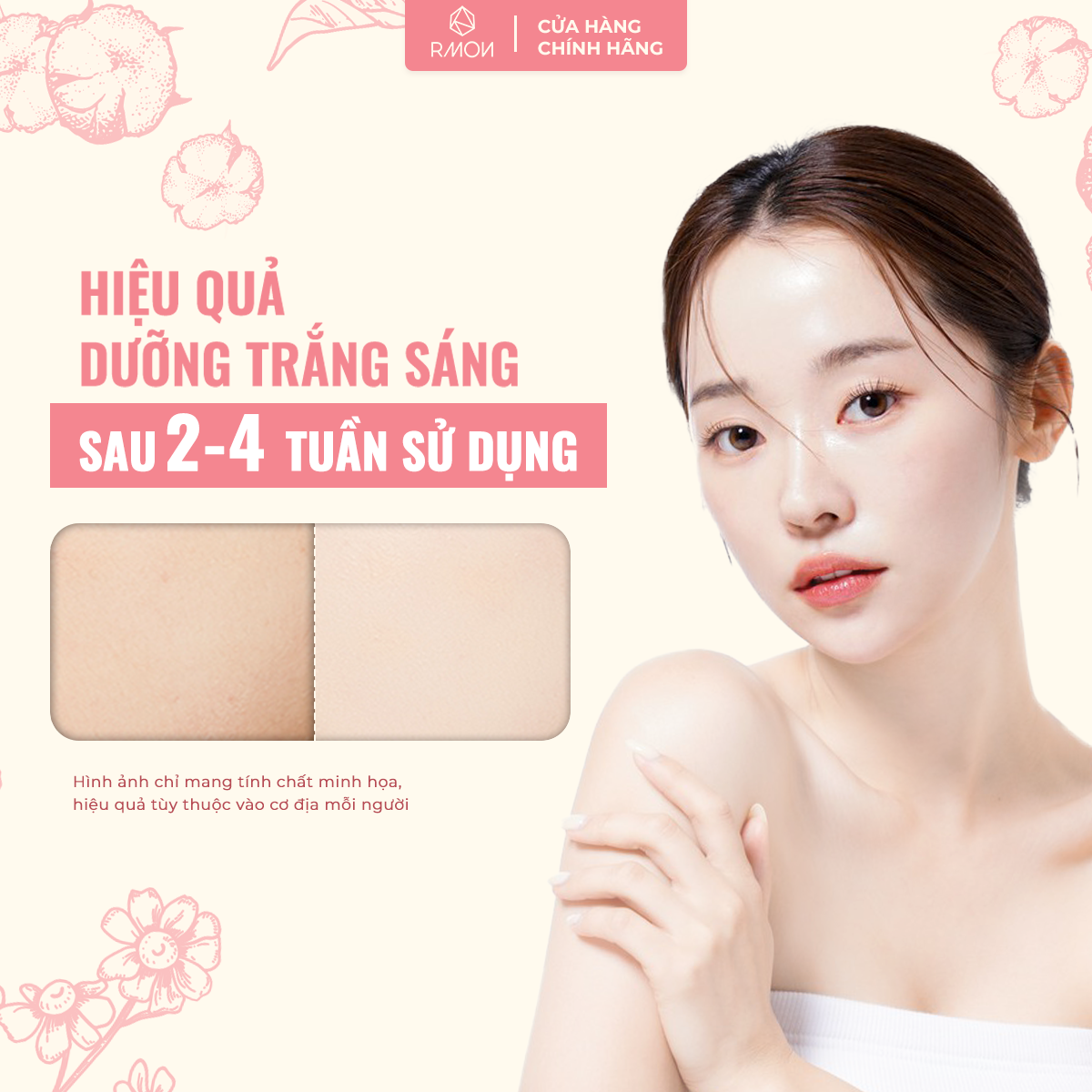 Kem Dưỡng Thể Trắng Mịn Chuyên Sâu RMON White Label Eve Cream 150ml